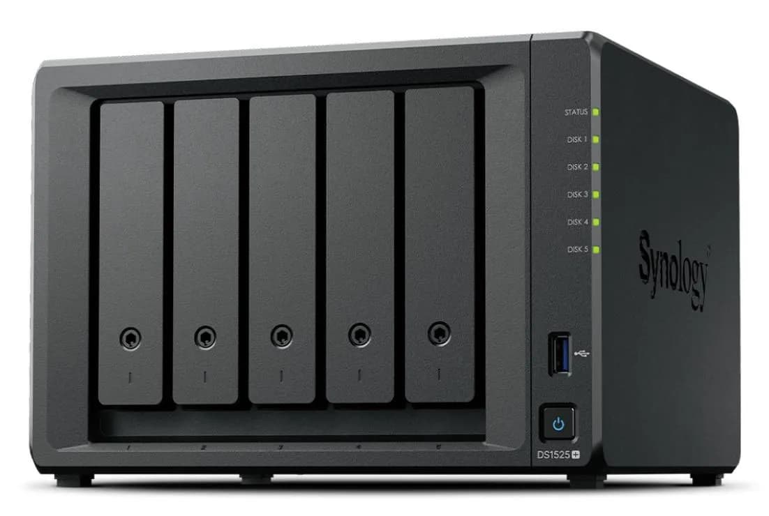 Synology DS1525+ - serwer NAS 5-zatokowy