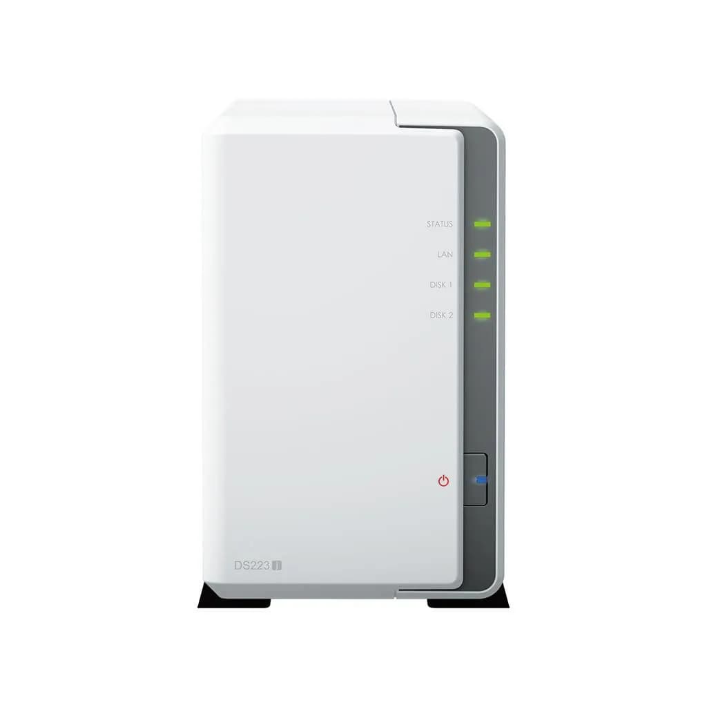 Synology DS223j/8T/2X4T - serwer NAS 2-zatokowy z dyskami 8TB