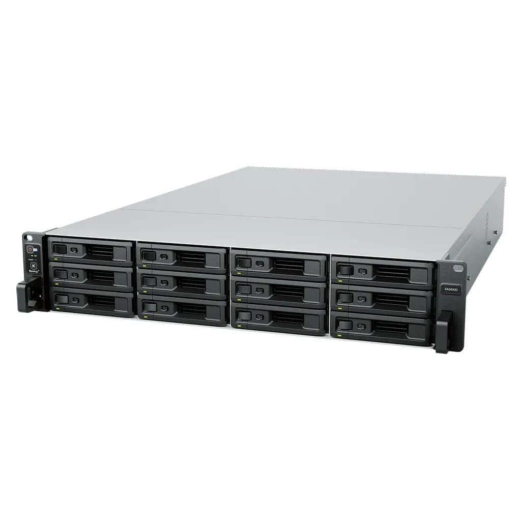 Synology SA3400D - serwer NAS 12-zatokowy HA 2U Rack
