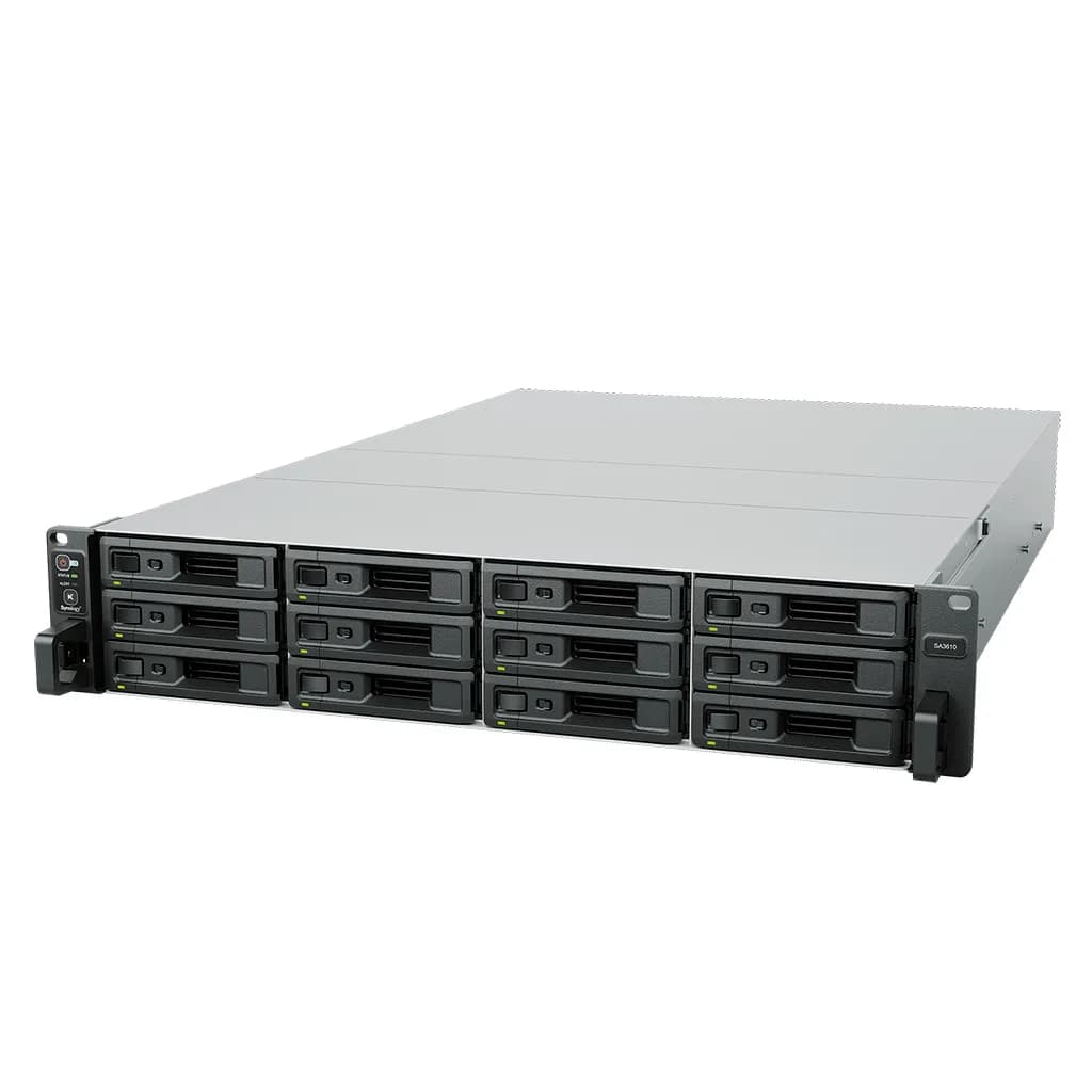 Synology SA3610 - 12-zatokowy serwer NAS Rack 2U