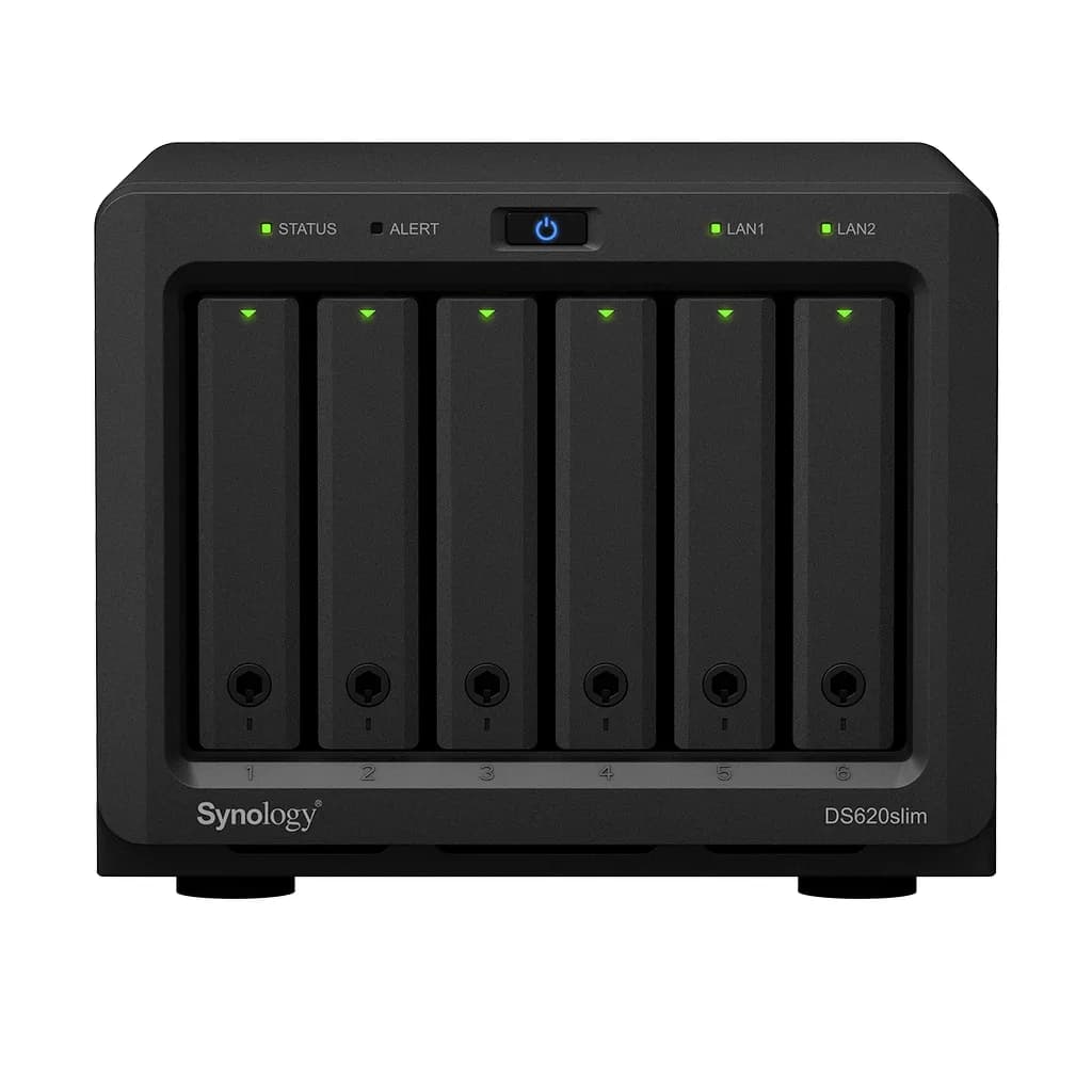 Synology DS620slim - 6-zatokowy serwer NAS