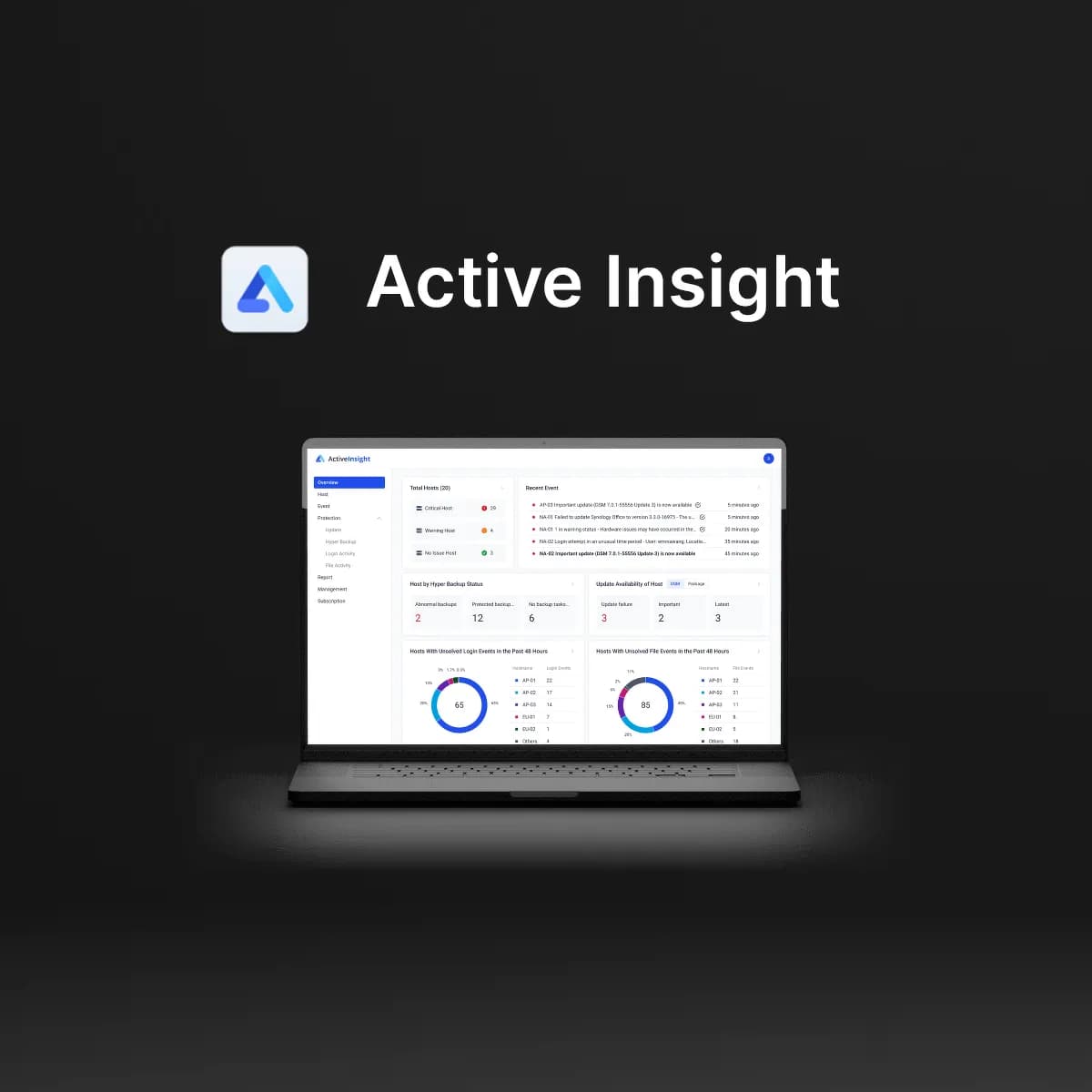 Synology Active Insight - roczna licencja monitorowania 1 hosta
