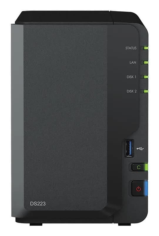 Synology DS223/32T/2X16T - serwer NAS 2-zatokowy z 32 TB HDD