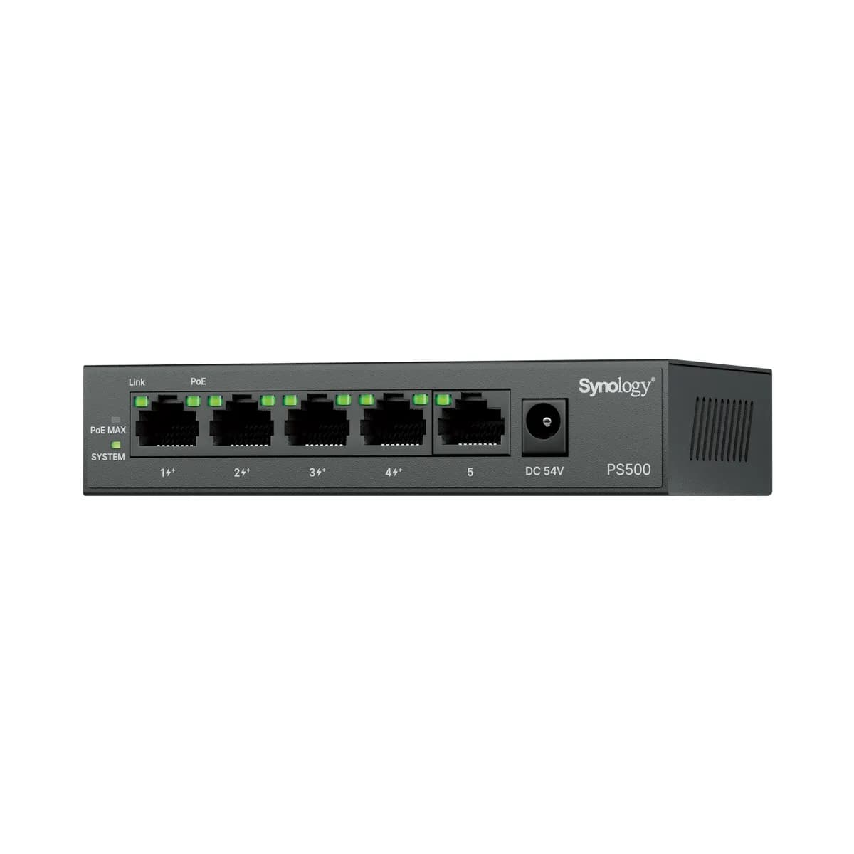 Synology PS500 - switch PoE 5-portowy, 4x PoE+ 60W