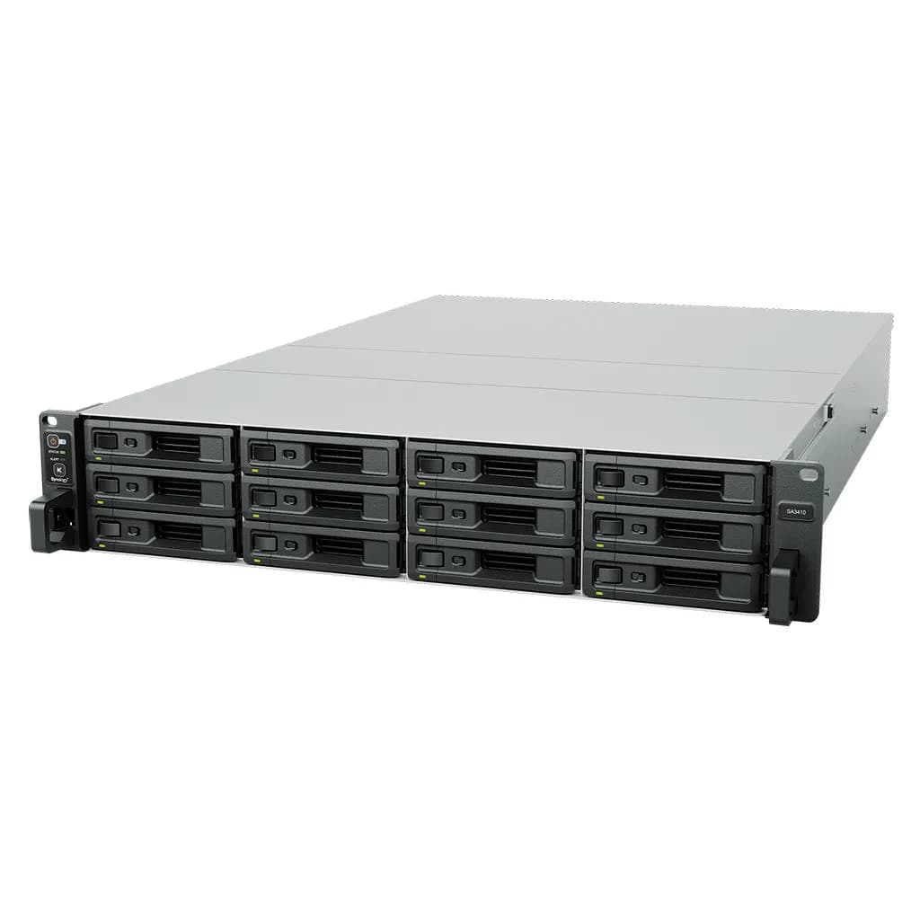 Synology SA3410 - 12-zatokowy serwer NAS Rack 2U